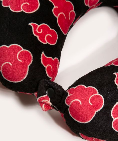 apoio de pescoço akatsuki naruto preto