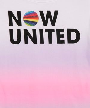 blusa juvenil manga curta now united off white