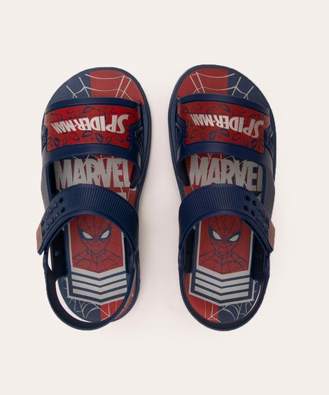papete infantil homem-aranha grendene azul