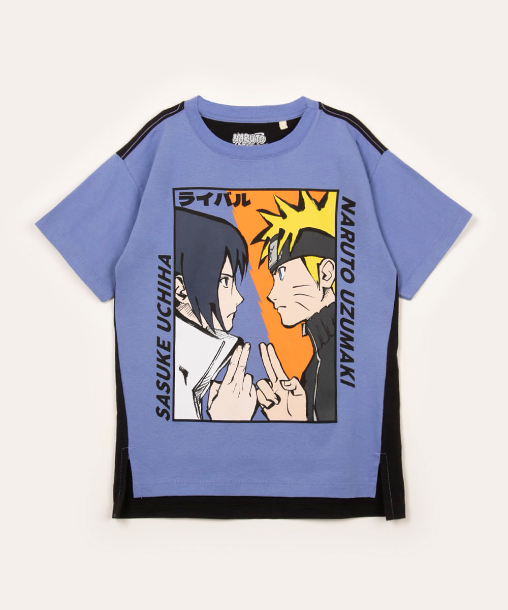 camisa camiseta do Sasuke Uchiha Naruto