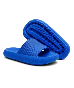 Chinelo Nuvem Slide Leve Confortável Moderno Valentina Kister Azul Royal