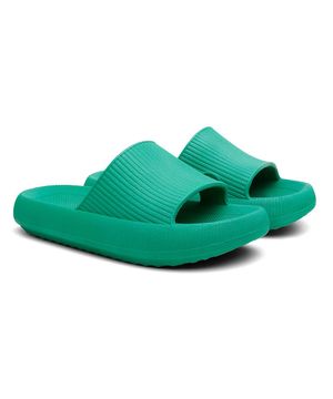 Chinelo Nuvem Slide Leve Confortável Moderno Valentina Kister Verde