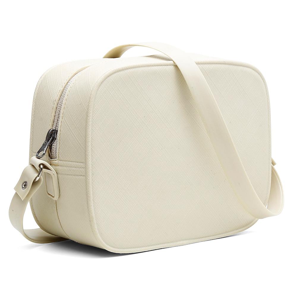 Bolsa Bag Milão Feminina Alça Transversal Moderna Valentina Kister Off White Menor preço em Bolsa Bag Milão Feminina Alça Transversal Moderna Valentina Kister Off White