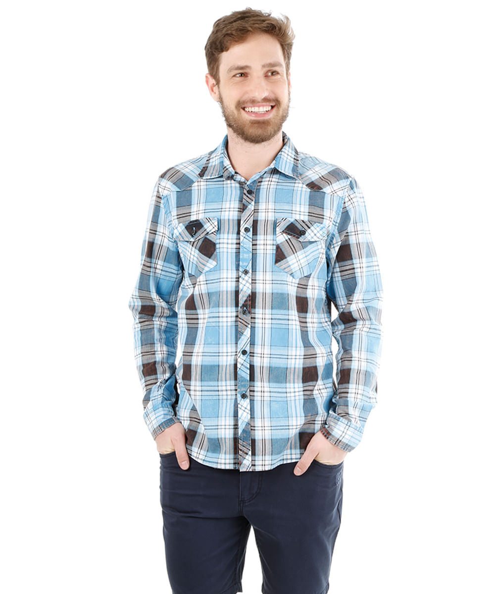 Camisa-Xadrez-com-Bolsos-Azul-Claro-7985585-Azul_Claro_1