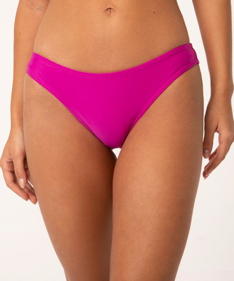 biquíni calcinha tanga dupla com proteção uv50+ rosa escuro
