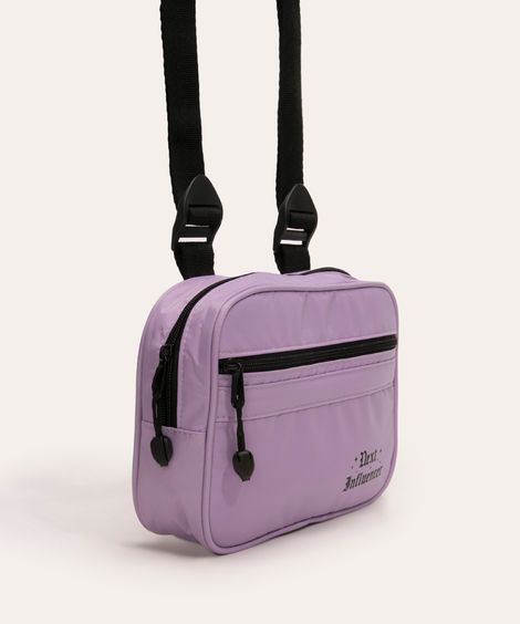 bolsa shoulder bag influencer lilás