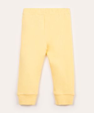 calça infantil básica amarela