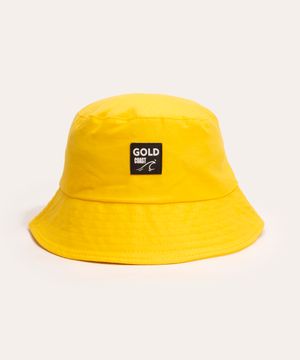 chapéu juvenil bucket amarelo