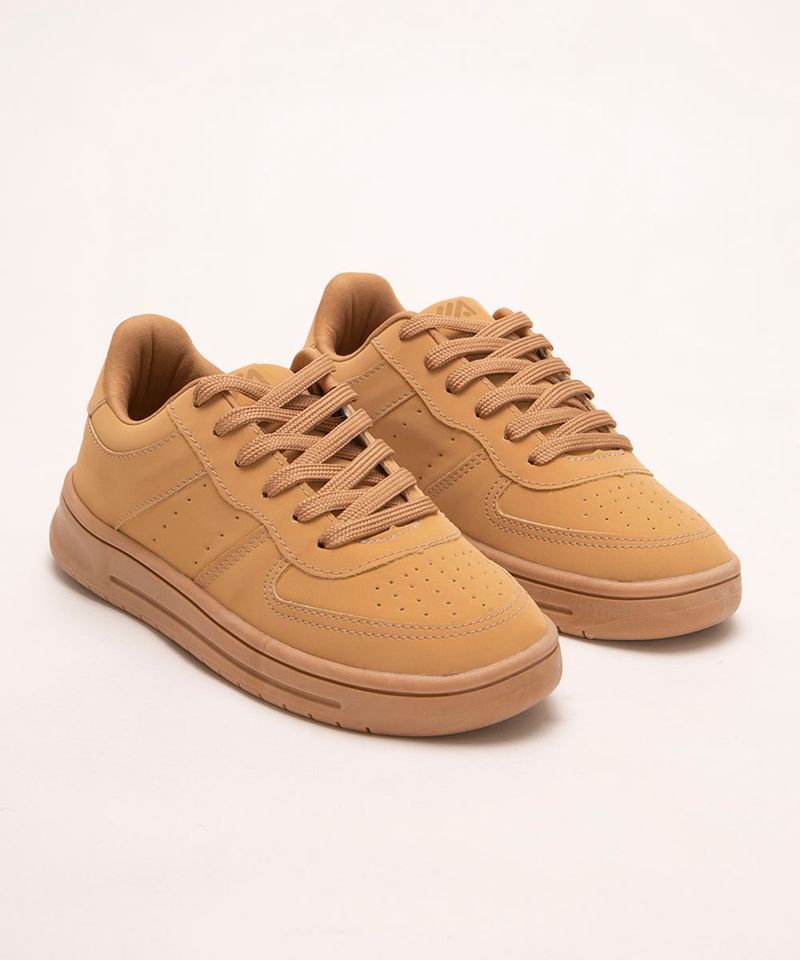 Tenis infantil cano baixo ace caramelo 1037023 caramelo 3