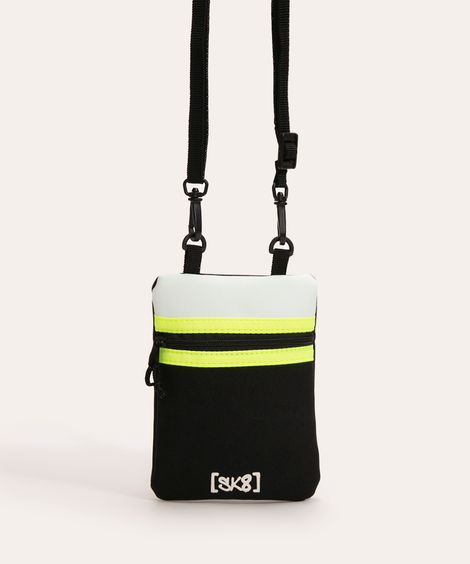 bolsa infantil shoulder skate preto