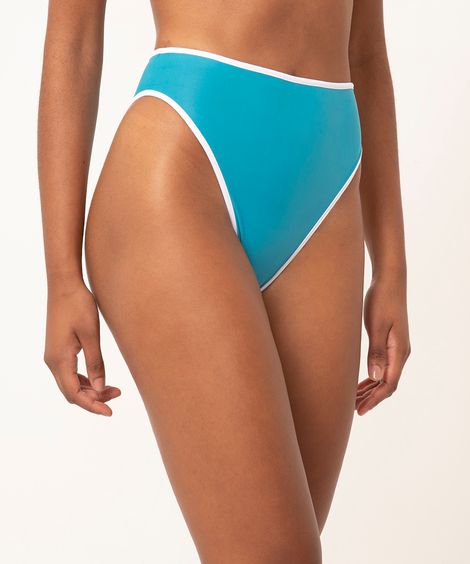 biquíni calcinha tanga hot pants cosmo com proteção uv50 azul