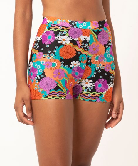short ciclista areia cosmo preto