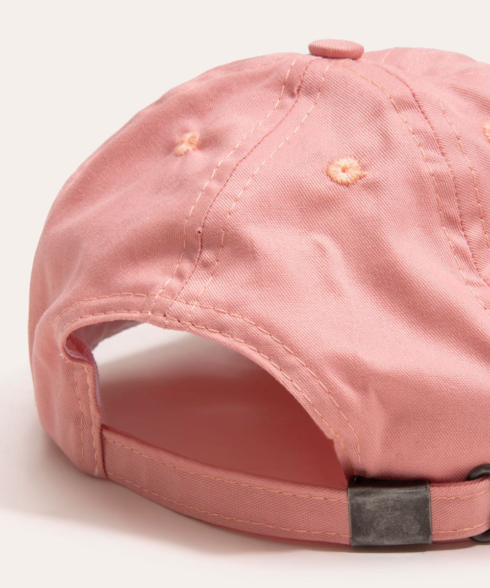 boné aba curva self love rosa