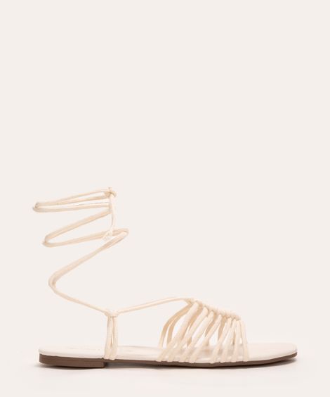 rasteirinha macramê via uno off white