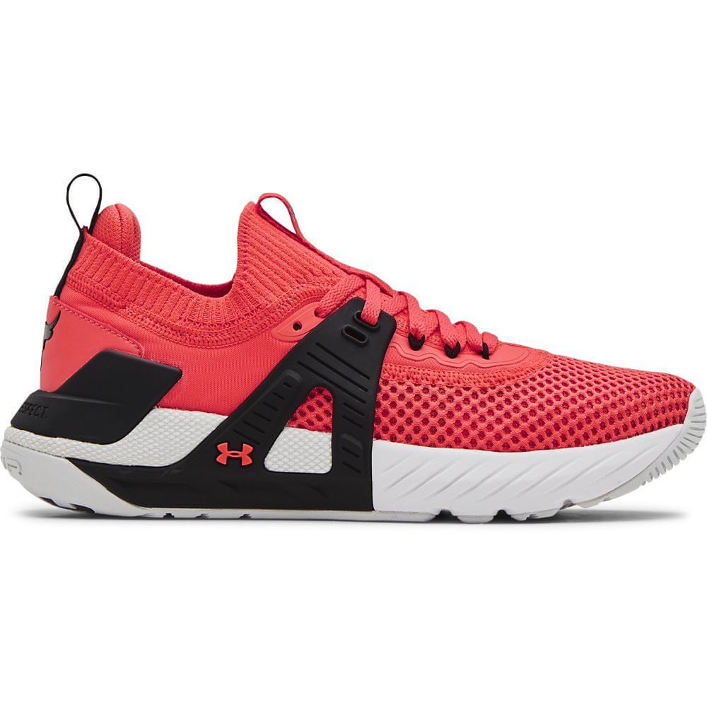 tênis de treino feminino under armour project rock 4 laranja - C&A