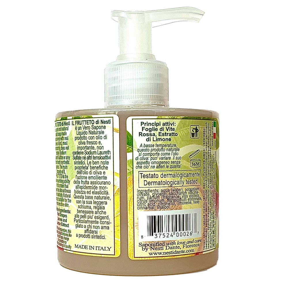 Sabonete Líquido Nesti Dante Natural Frutteto