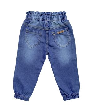 Calça Infantil Look Jeans Clochard Jeans Azul