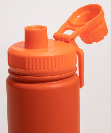 garrafa esportiva de inox 750ml laranja