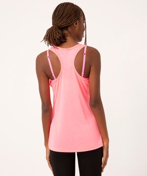 regata esportiva ace básica decote nadador rosa neon