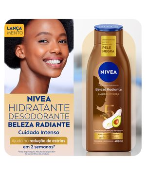 Hidratante Desodorante Corporal Nivea Beleza Radiante 400ml