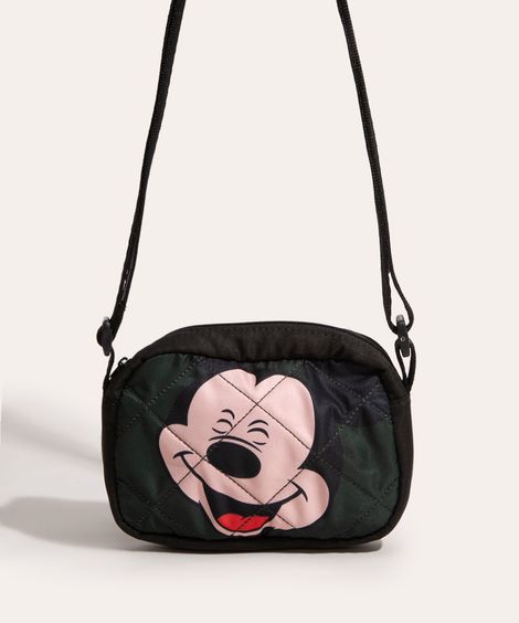 bolsa shoulder nylon mickey mouse verde