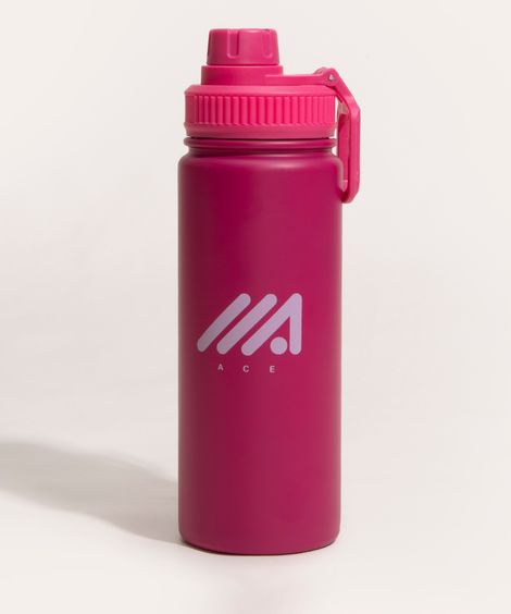 garrafa esportiva de inox 750ml rosa