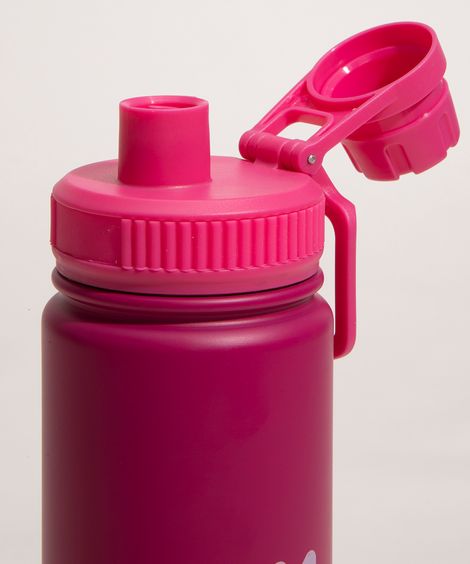 garrafa esportiva de inox 750ml rosa