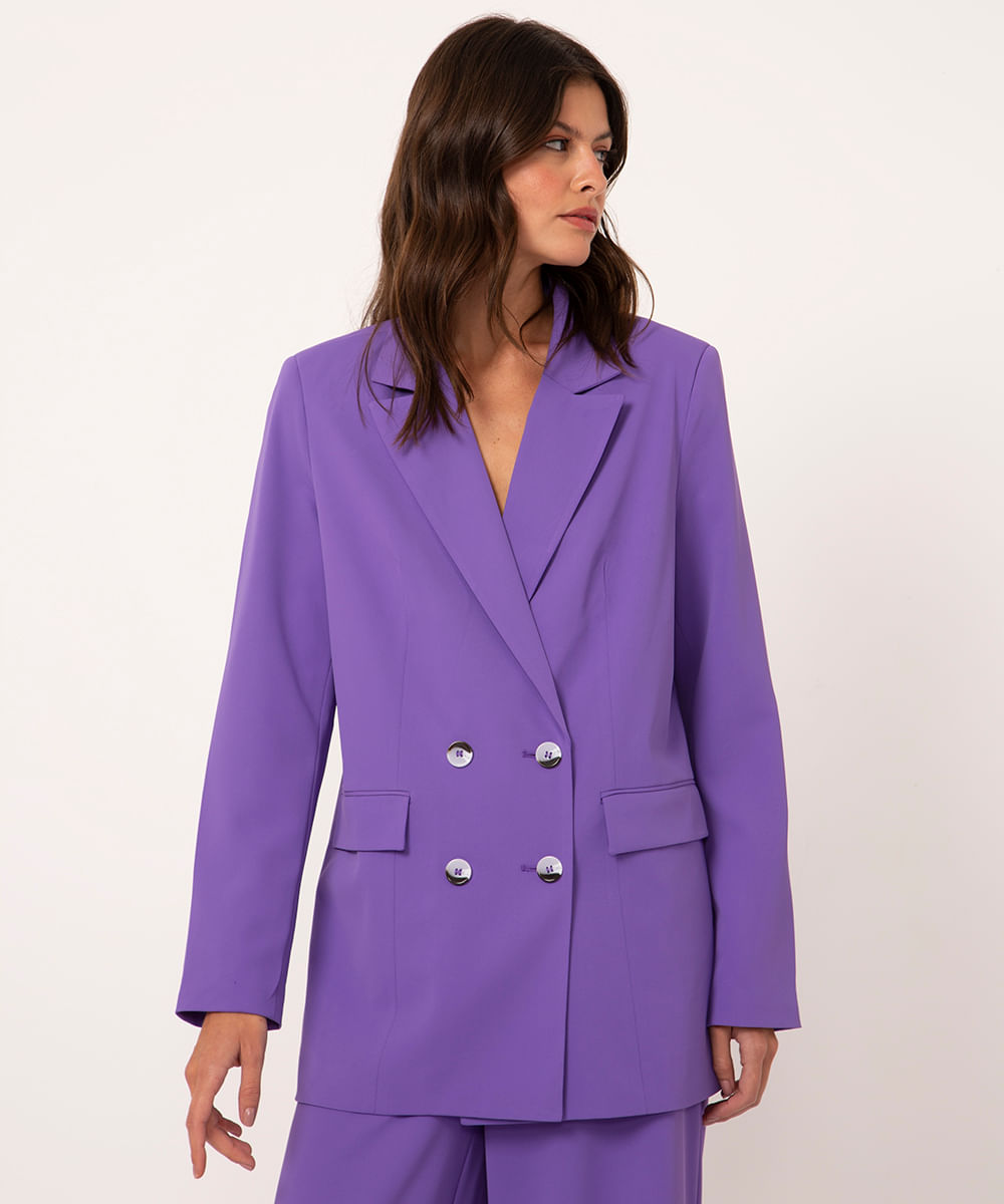 Blazer roxo, da C&A