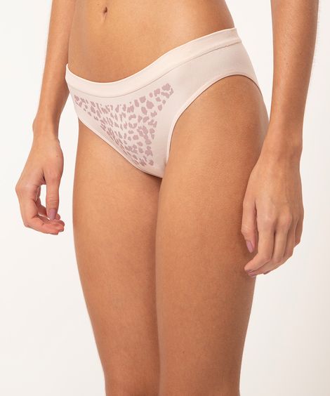 kit de 3 calcinhas biquíni sem costura trifil multicor