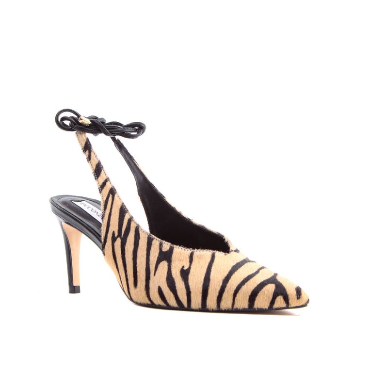 Scarpin pelo couro zebra cecconello c a moda feminina masculina