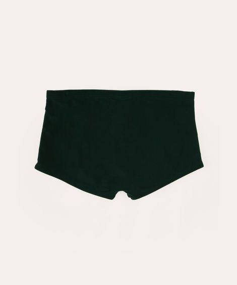 sunga boxer com proteção uv50 verde escuro
