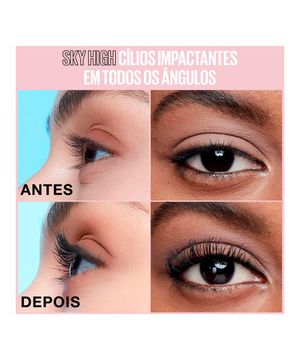 máscara de cílios maybelline ny lash sensational sky high à prova d'água