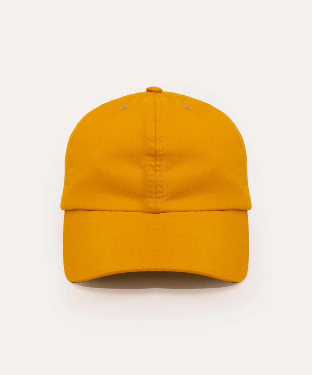 boné aba curva mostarda Menor preço em boné aba curva mostarda