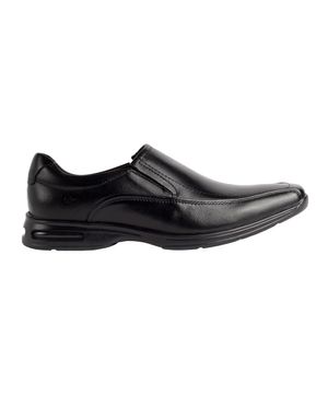 Sapato Masculino Democrata de Couro Preto Smart Comfort Preto