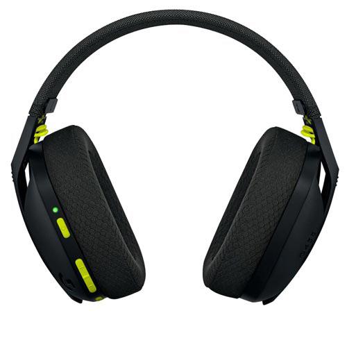 Headset Gamer Sem Fio Logitech G435 Black and Neon Yellow - 981-001049