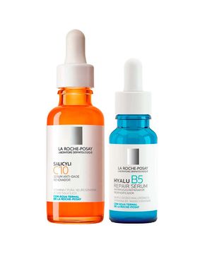 La Roche-Posay Kit Anti-Idade – Sérum Salicyli C10 30ml + Sérum Hyalu B5 Repair 15ml