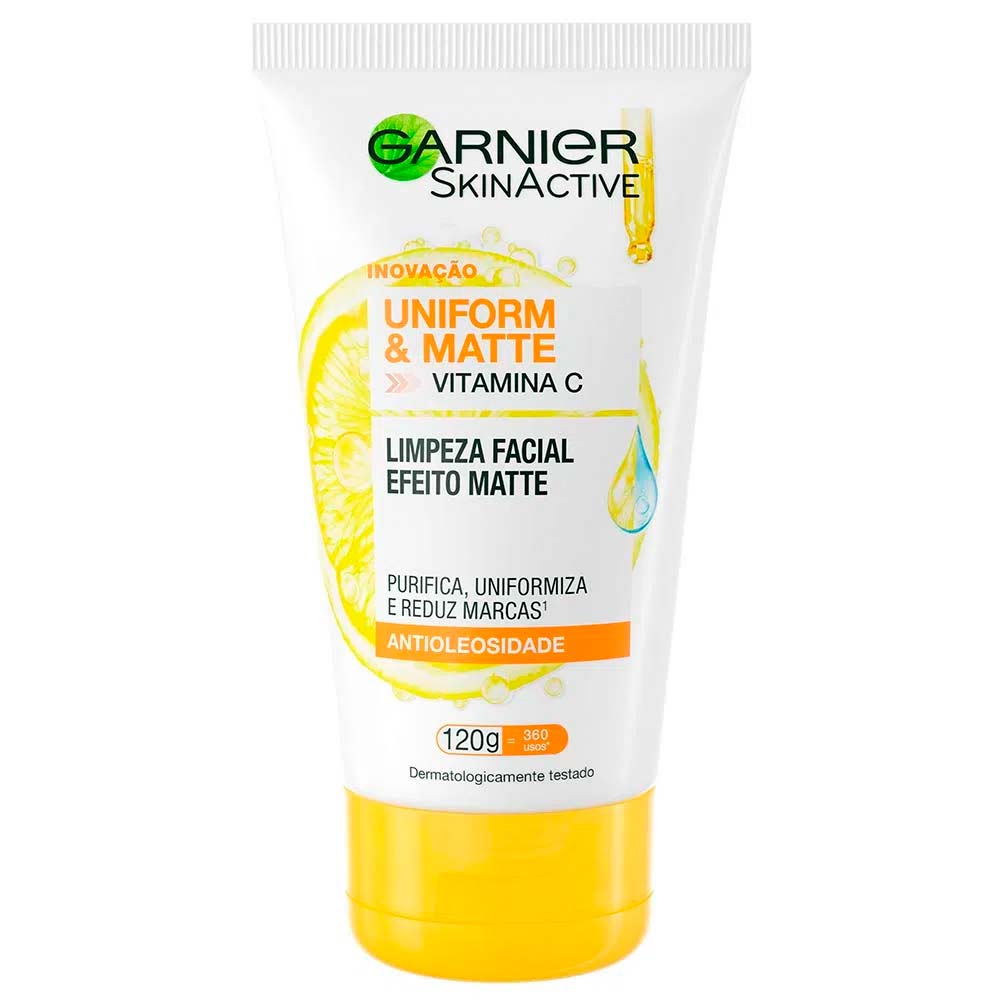 Garnier Kit – Gel de Limpeza Facial Skin Active + Gel de Limpeza Facial Skin Uniform & Matte
