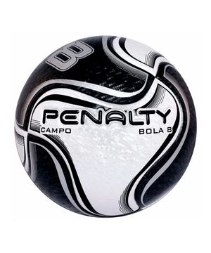 Bola de Futebol de Campo Penalty 8X Branco e preto
