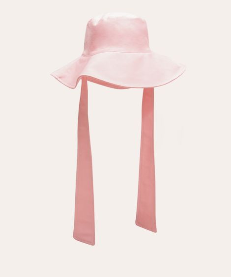 chapéu bucket com faixas rosa