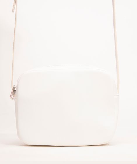 bolsa crossbody color block branco