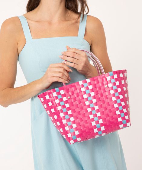 bolsa shopper tressê rosa