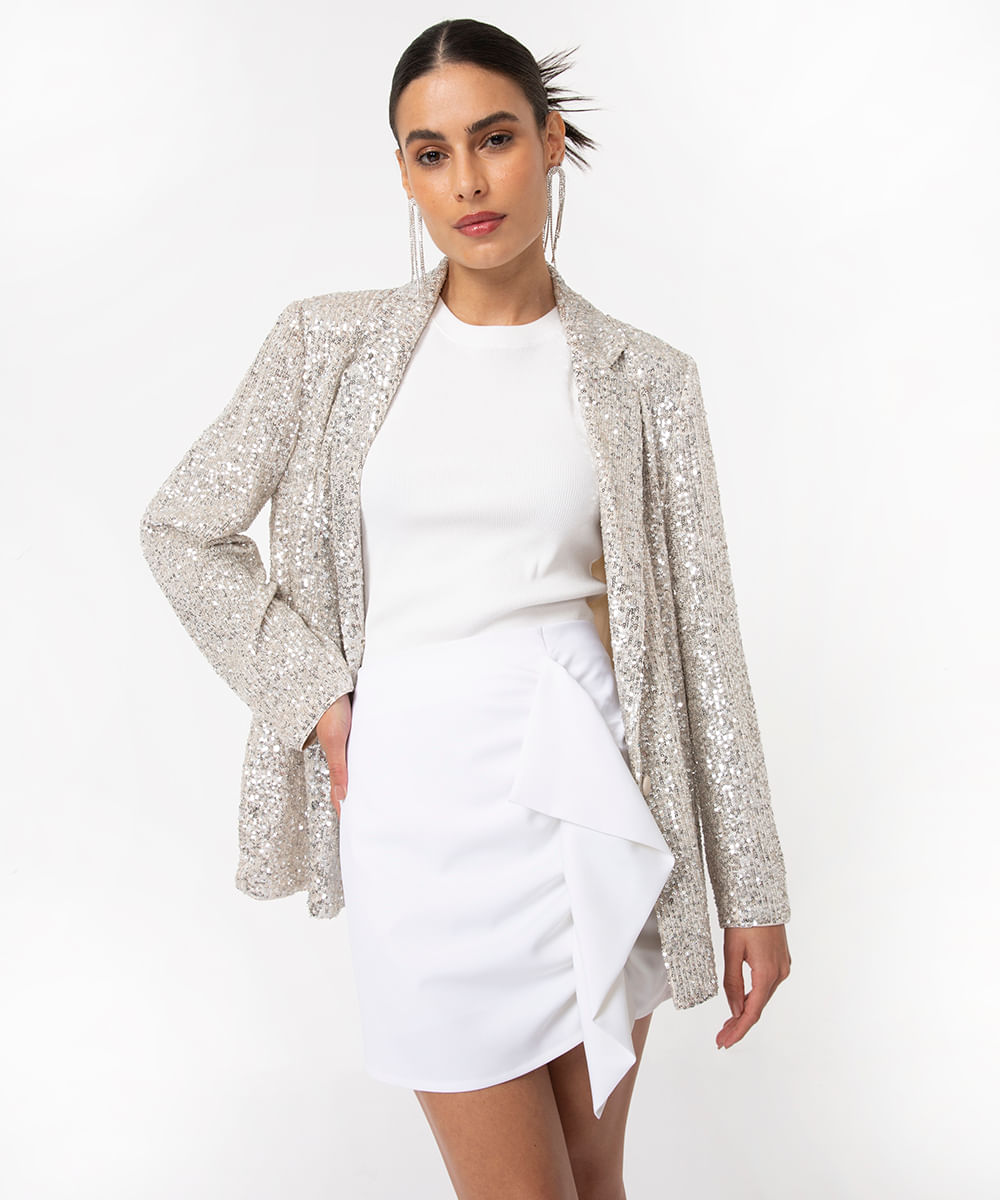 Blazer brilhoso, da C&A