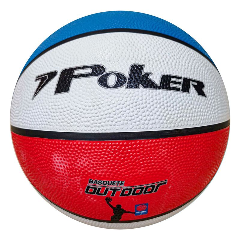 Daré Calçados - Bola Basquete Poker Oficial Indoor N 7 Adulto Unissex Ref  05514470