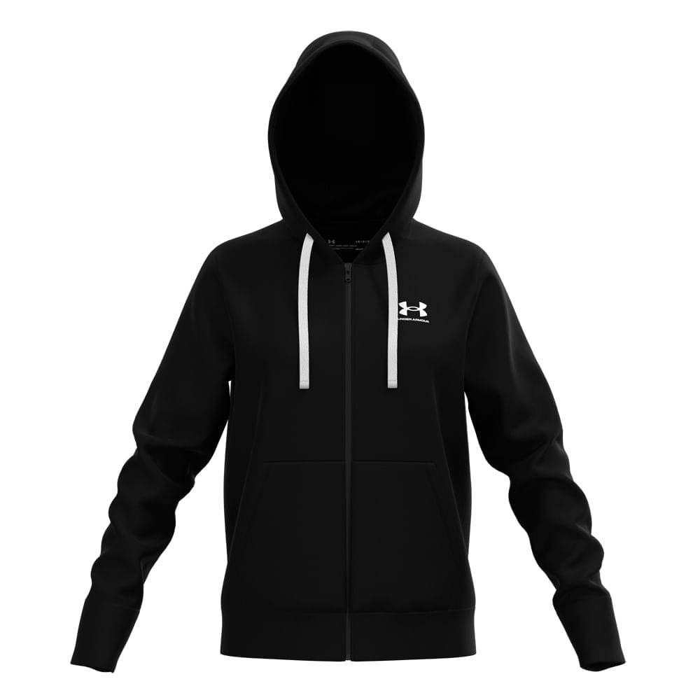 Moletom Under Armour Rival Terry Hoodie Feminino - Preto