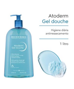 Bioderma Atoderm Gel de Banho Corporal Hidratante 1l