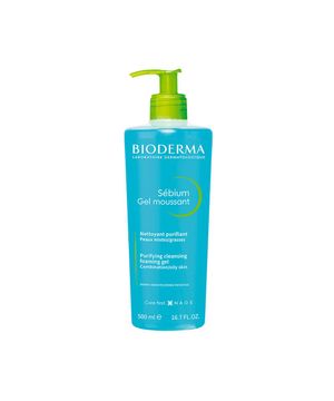 Bioderma Sébium Moussant Gel de Limpeza Facial 500ml