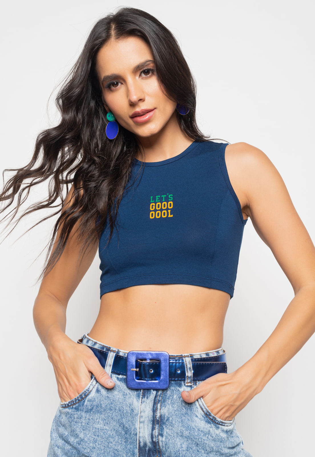 <em>Cropped</em> Let's Gol, da Salvatore Fashion
