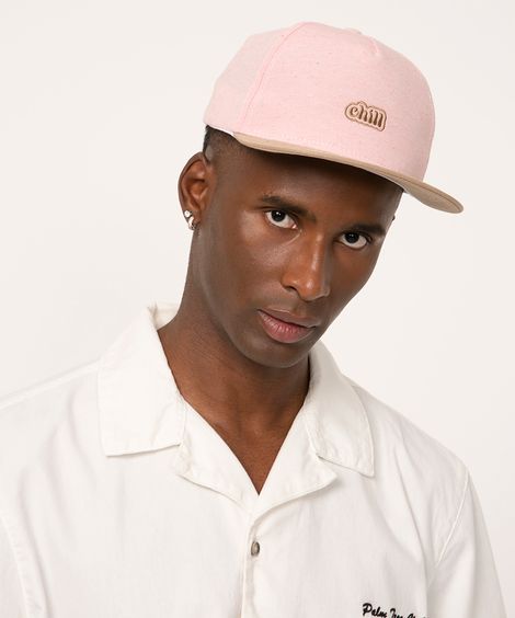 boné aba reta chill  rosa claro
