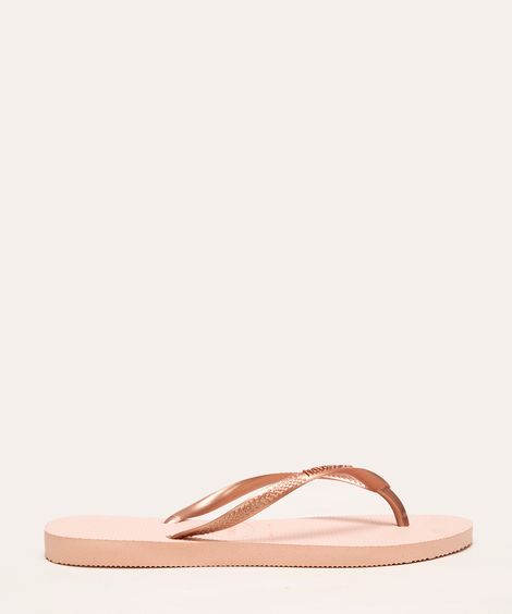 chinelo havaianas slim rosa