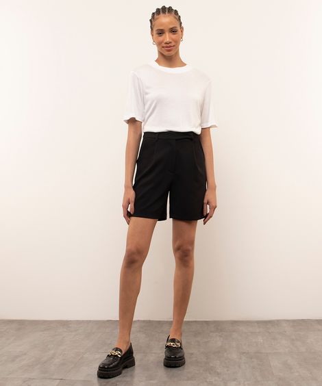 short alfaiataria mindset preto